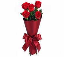 Букет 5 Красных роз Эдлесс Лав в Шишовке