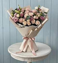 Букет цветов из:  Розы и Лизиантусы в Шишовке