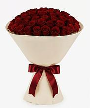 Букет 101 Бордовая роза Блэк Бакарра #REPLACE_PRED# Шишовке