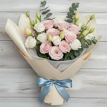 Букет цветов из:  Лизиантусы в Шишовке