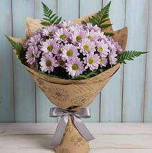 Букет цветов из:  Хризантемы #REPLACE_PRED# Шишовке