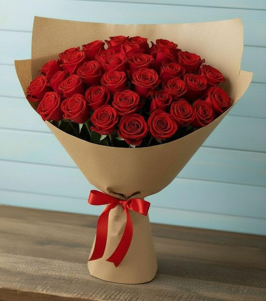 Букет Красные розы Милано в Шишовке