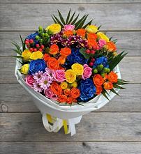 Букет цветов из:  Розы и Хризантемы #REPLACE_PRED# Шишовке