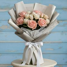 Букет цветов из:  Розы #REPLACE_PRED# Шишовке
