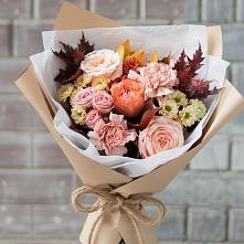 Букет цветов из:  Гвоздики, Хризантемы и Розы в Шишовке