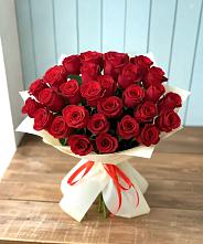 Букет 29 Красных роз #REPLACE_PRED# Шишовке