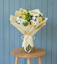 Букет цветов из:  Хризантемы и Розы в Шишовке