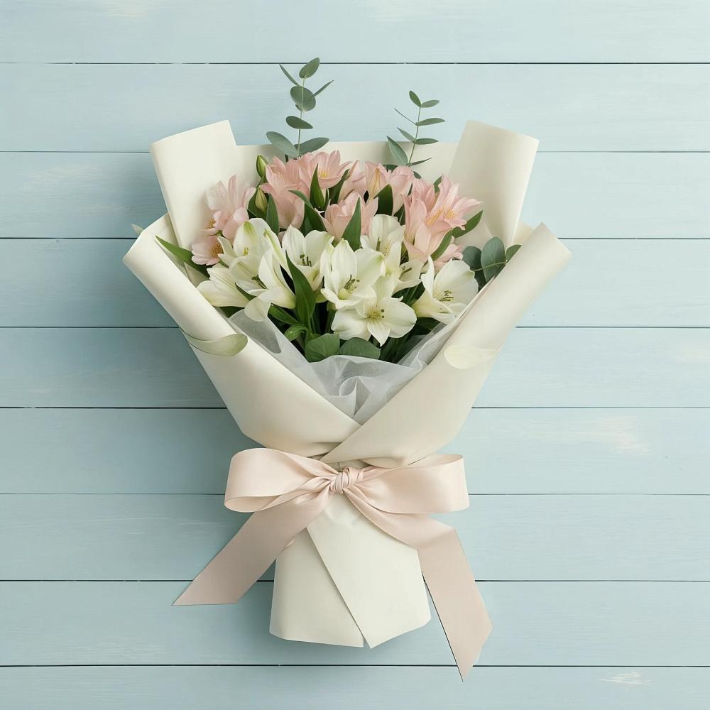 Букет цветов из: Альстромерии в Шишовке