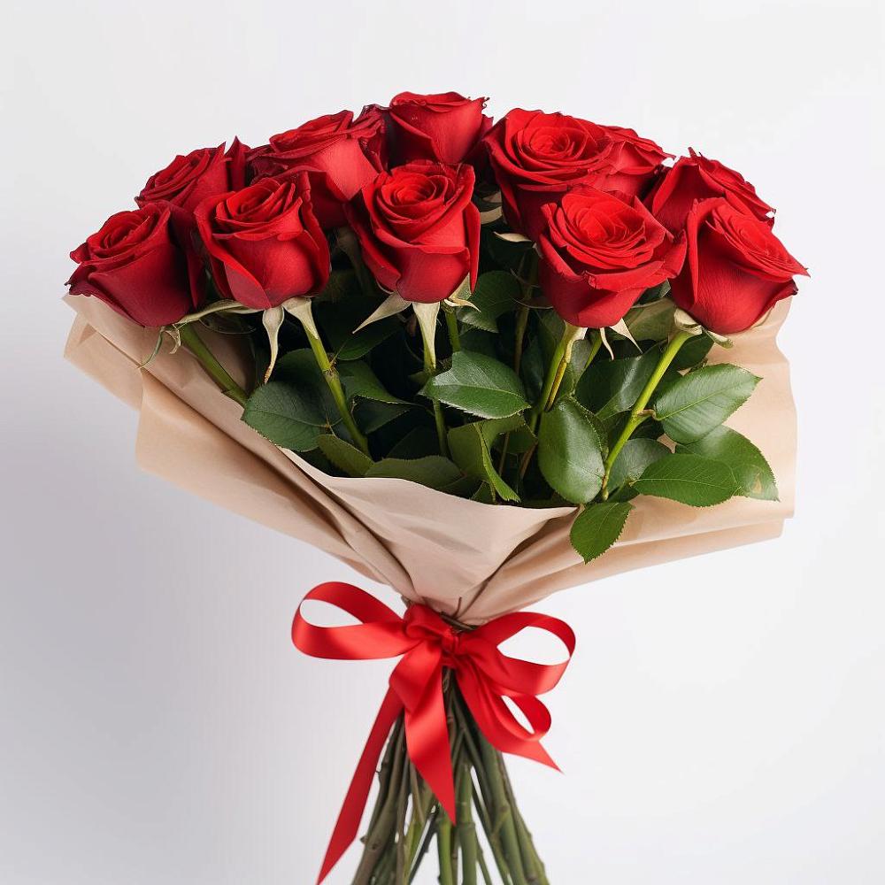 Букет 11 Красных роз Эдлесс Лав в Шишовке